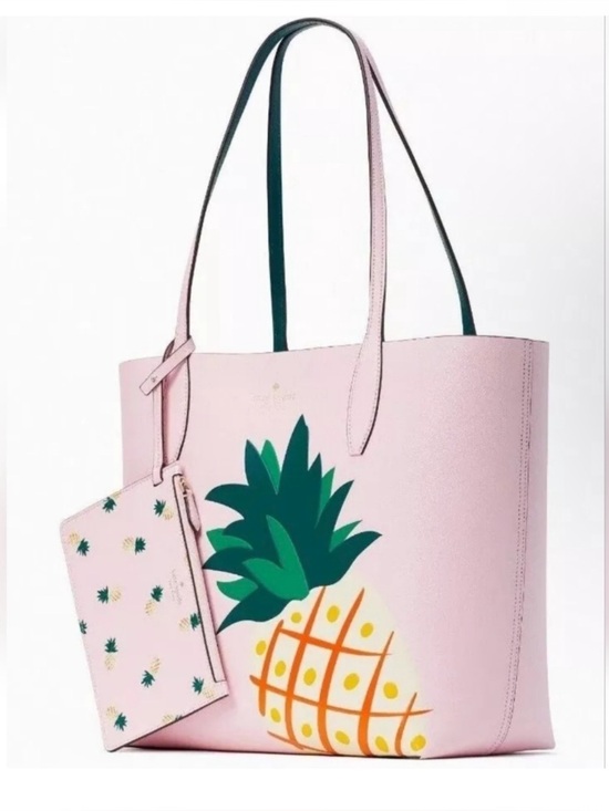 kate spade Handbags - Kate Spade Colada Pineapple Reversible Tote + Pouch ~ NWOT